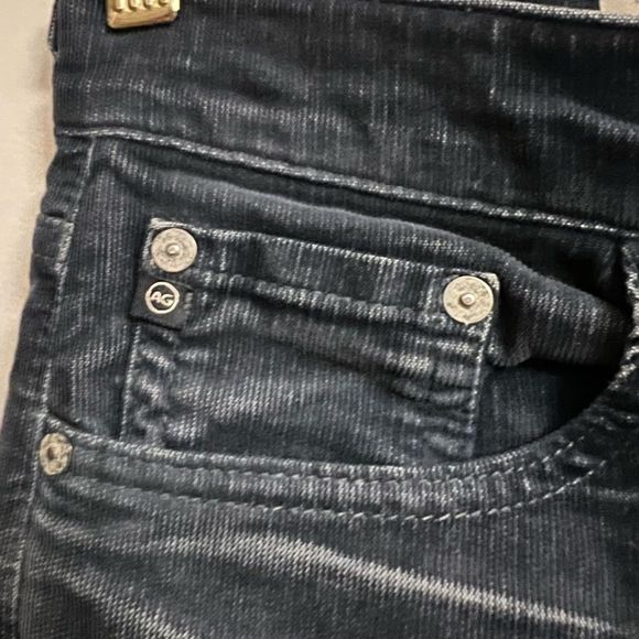 Anthropologie AG Tomboy Boyfriend Fit Distressed Whiskered Corduroy Jeans Sz 26R - Picture 10 of 13